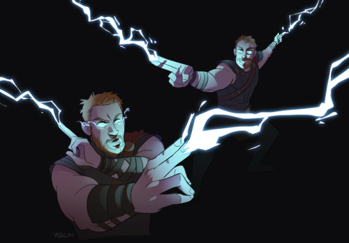 mechinaries - LIGHTNING BENDER THOR and VALKYRIE THOR