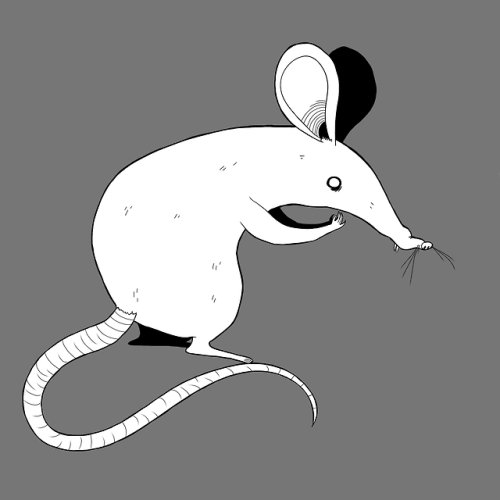 spookyyspace - a little rat for day 2 of inktober (so far my...