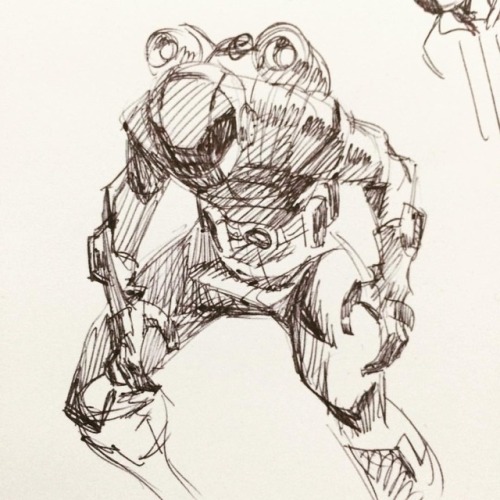This one’s kind of a mess #sketch #ballpointpen #guy #dude...