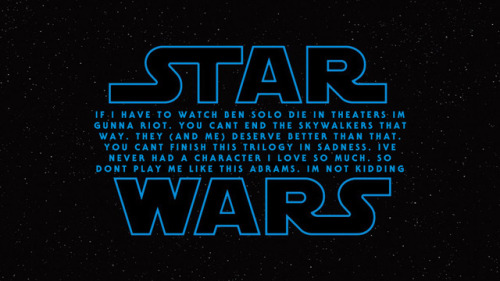 kylosroboarm:Star Wars: Episode IX (2019) dir. J.J. Abrams