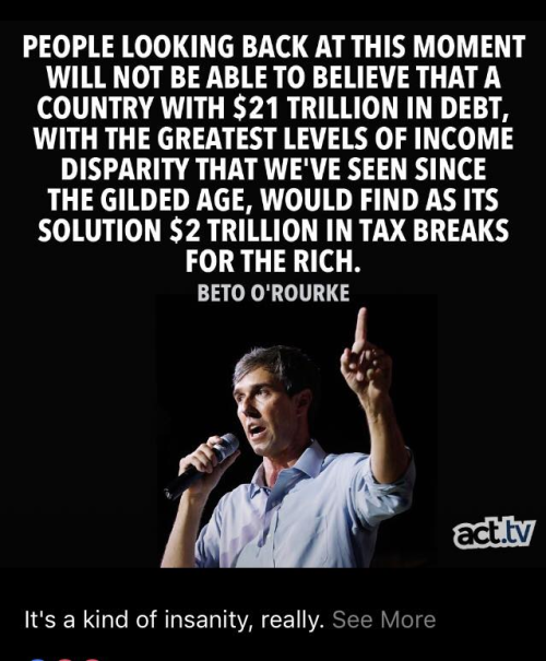macgregorplaid - I genuinely hope Beto wins! He is a decent and...