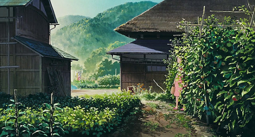 cinemamonamour - Ghibli Houses - Taeko’s Relatives House in Only...