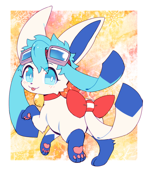straviios - GlaceonArt by Exty!Aww, such a cute Glaceon!