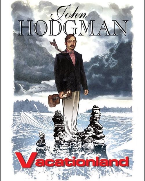 hodgman:I am standing in the middle of a cold and hungry ocean...