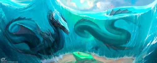 thelittledragonheartthings - Sea Dragon by IrenBee