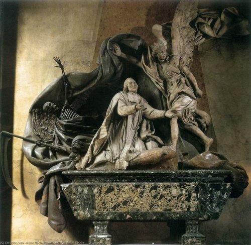 themacabrenbold - Funerary Monument to Languet de Gergy by...
