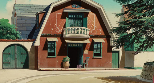 cinemamonamour - Ghibli Houses - The Antique Shop in Whisper of the...