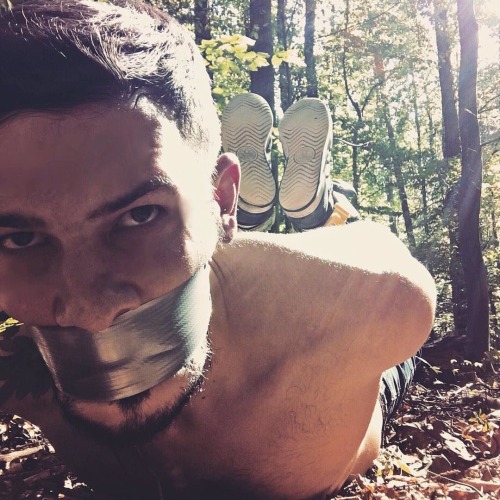 fag4straight - manstalking - Deep in the middle of the woods…IT’S...
