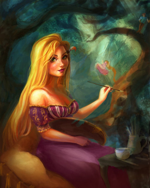 princessesfanarts - [WIP] Rapunzel Revisited - draft 12 by...