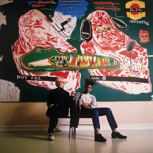 vintagewhiplash:Andy Warhol and Jean-Michel Basquiat by Tseng...