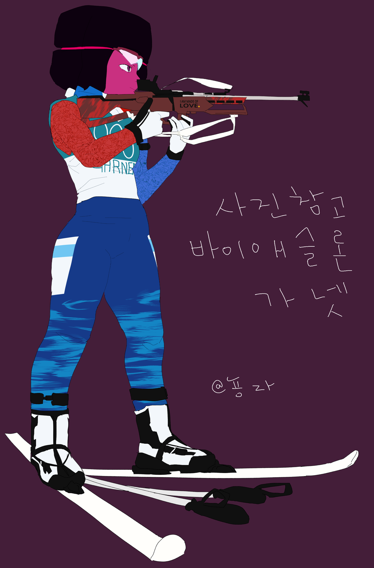 2018 Winter Olympics 🥌🏒🥅⛸️🎿🛷⛷️🏂🏅 There is an Olympic stadium near where I live >:3 haha * I referred to pictures