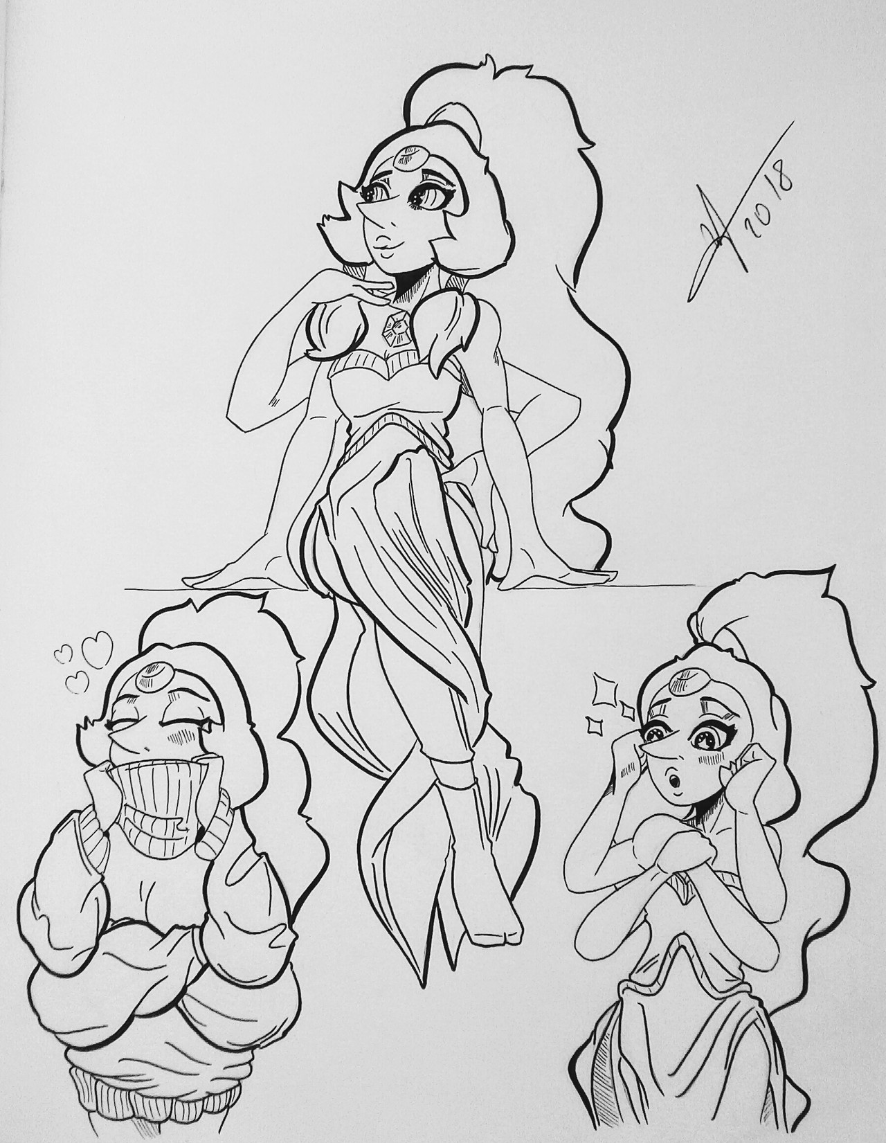 (reupload) Just some Opal sketches.