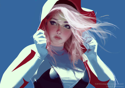 thespider-web:Spider-Gwen by Landy R Andrianary