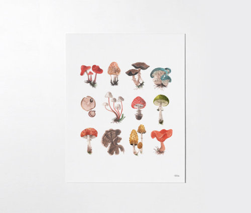 littlealienproducts - Mushroom Print byOanaBefort
