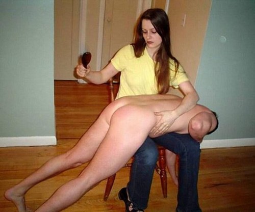Showing her new boyfriend who wears the pants in the...