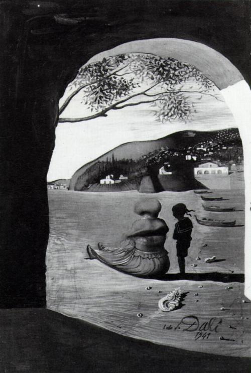 surrealism-love - Mysterious Mouth Appearing in the Back of My...