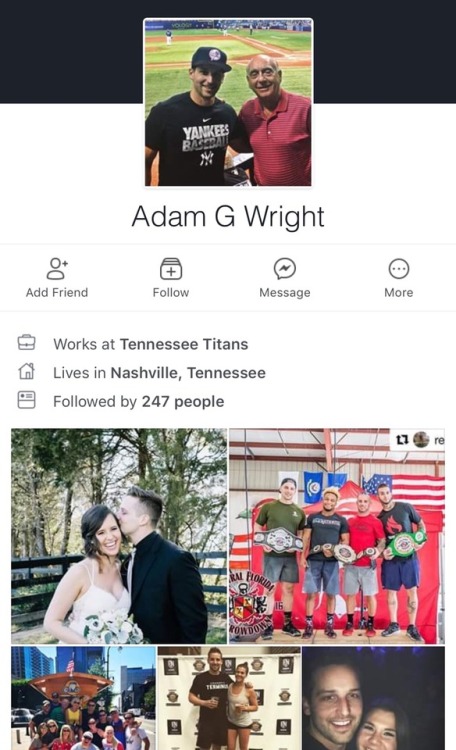 exposingnudemen - Adam G Wright’s FB Page is full of religious...