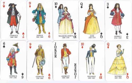 lordansketil - English Kings and Queens as Playing Cards