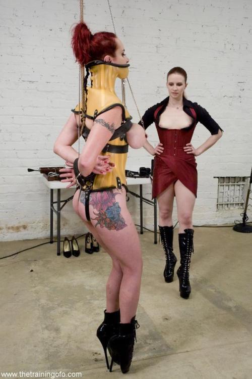 nomnomrawrrawr - She is used to the corset and ballet heels by...