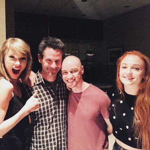 taylorswift:Absolutely loved having @sophiet, Simon, James,...
