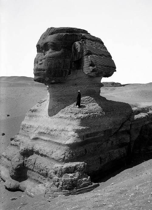mirkokosmos:The Great Sphinx of Giza, 1916