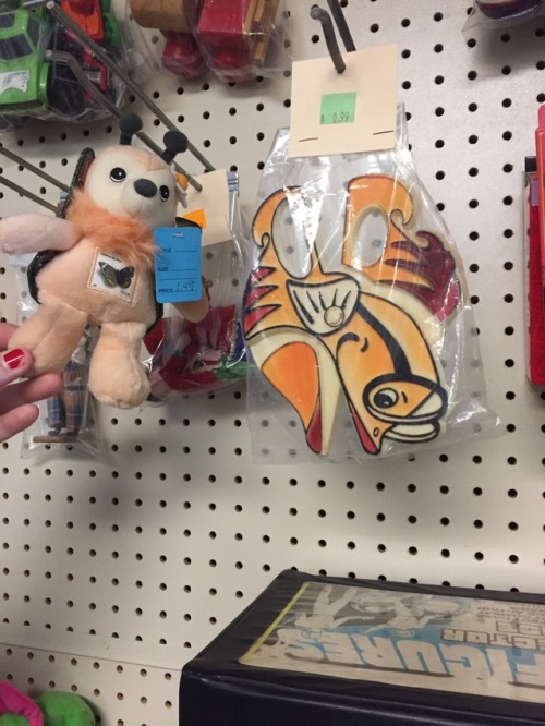 shiftythrifting - A butterfly bear that had a stamp on its belly...