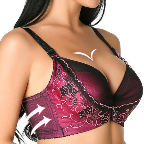 suda-fan - Front Button Closure and Plus Size Sexy Push Up...