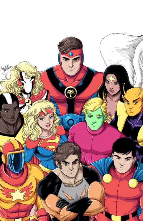 Legion Of Super-Heroes Pre-Crisis Commission + JLI #1 Homage...