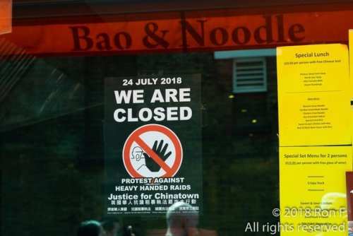 antifainternational - LONDON REPORTBACK!  London’s Chinatown shut...