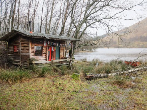 cabinporn - Loch Voil Hut in the Scottish Highlands.Writes...