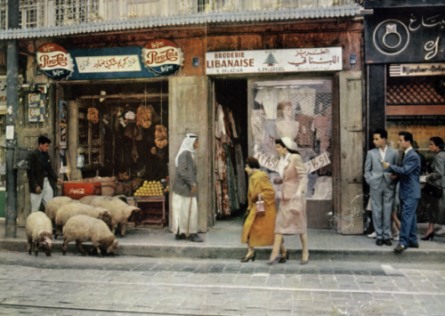 yesterdaysprint - National Geographic, Lebanon, 1958