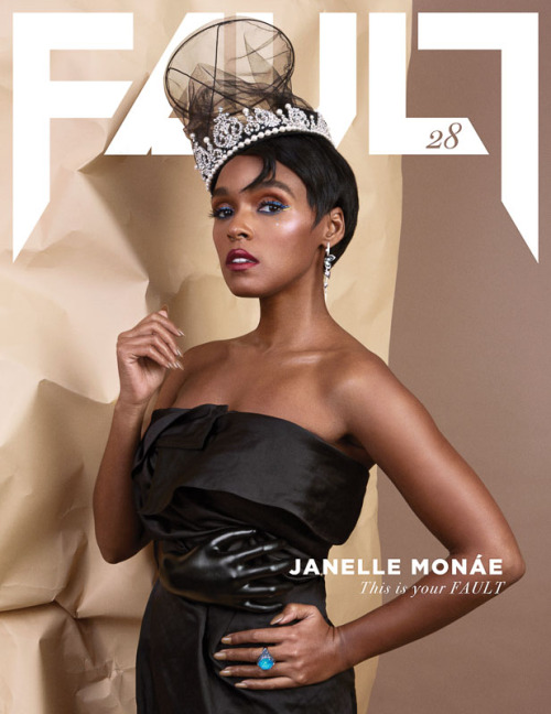 celebsofcolor:Janelle Monae for FAULT Magazine