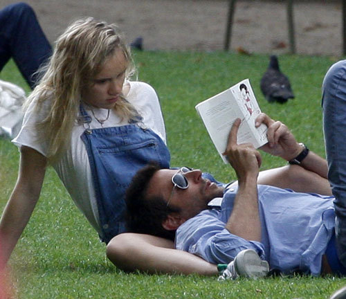 unfairness - ieao - Bradley Cooper reading Lolita with his young...