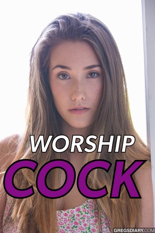 I worship large alpha male cock! Im just a sissy cum slut!