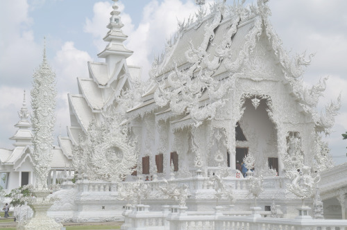 existentialsadness -  The White Temple (Wat Rong Khun) in...