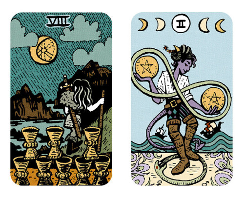 hla-rosa - Some more tarot cards…Eight of Cups -  Represents...