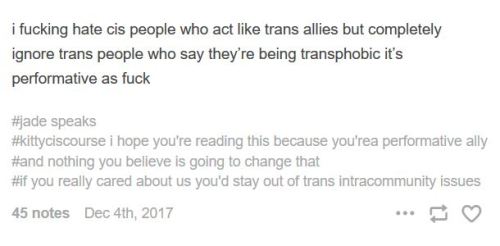 snowflake-collections - You know what actual transphobia is?...