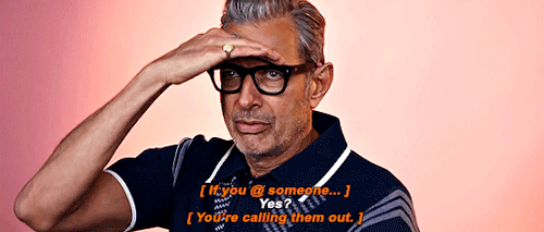 pixelrey:Jeff Goldblum Reads Hilarious Thirst Tweets