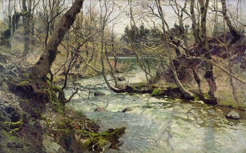 smoluchowski:Frits Thaulow (1847 - 1906) - Elv (River) (1886)