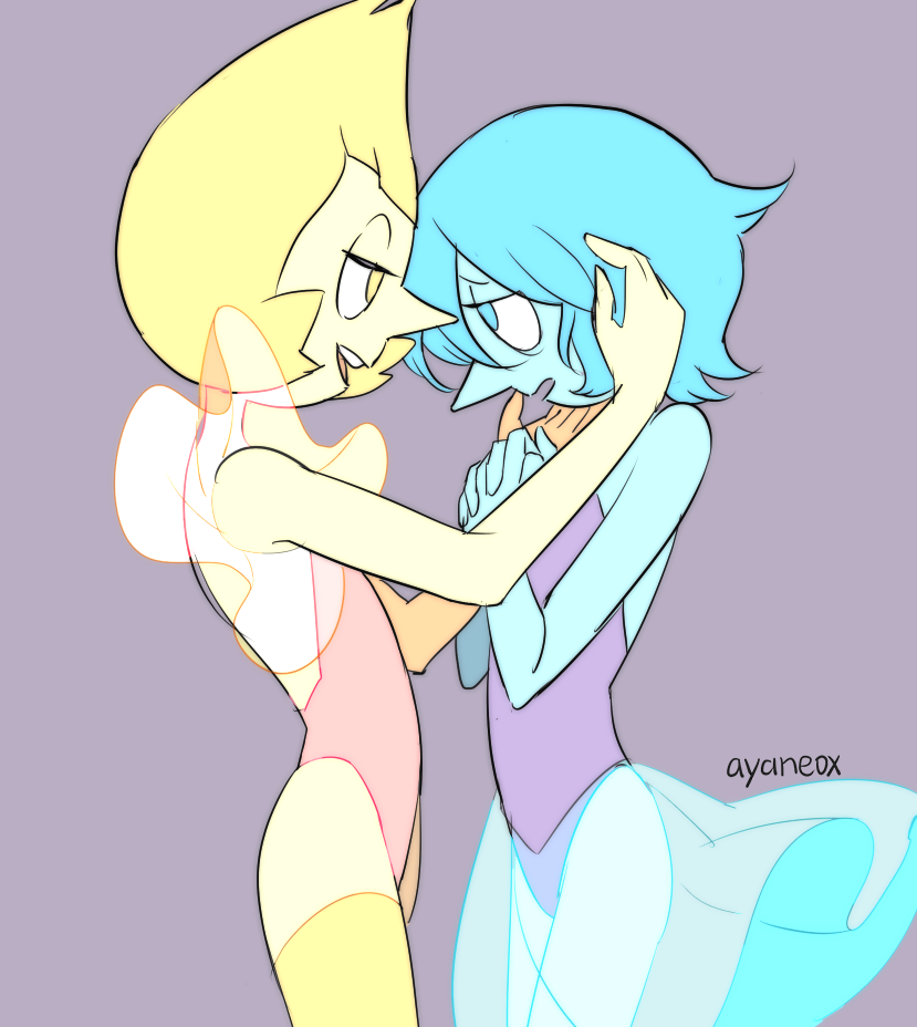 Yellow pearl and blue pearl 💛💙