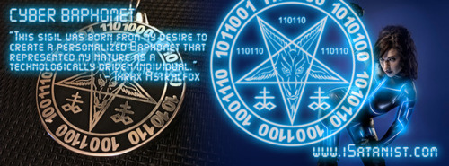 churchofsatannews - CYBER BAPHOMET NEW PRODUCT from...