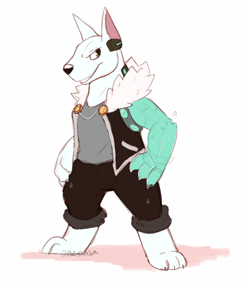 Gave Fenfen an alt clothing! The outfit was inspired by Greed...