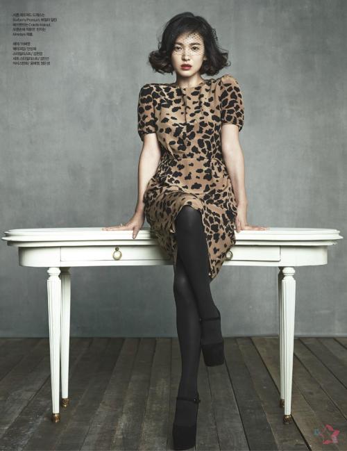 asiancelebritytights - Song Hye Kyo for Harper’s Bazaar Korea