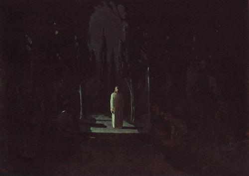 artist-kuindzhi - Christ in the Garden of Gethsemane, 1901,...
