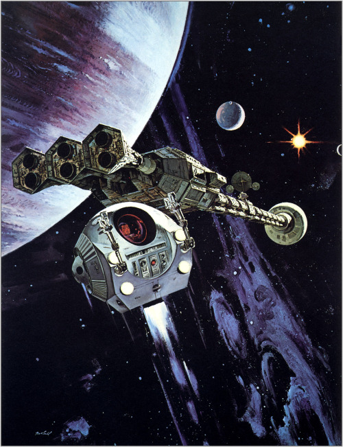 70sscifiart:Robert McCall space art