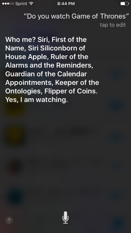 plaidshirtdayssandnightss - When you ask Siri is she watches...