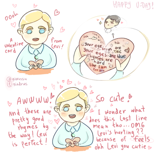 giadrws - levi is smootherwin is pureeruris are cutehappy v-day...