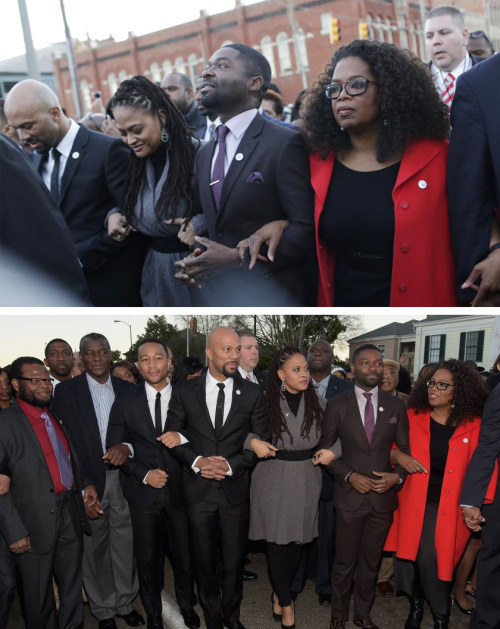 micdotcom - Oprah and fellow ‘Selma’ stars march in Alabama in...