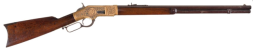 peashooter85 - Engraved Winchester Model 1866 lever action...