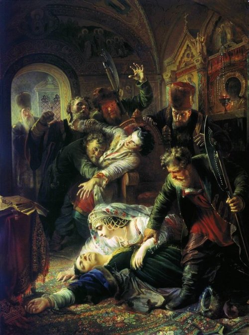 artist-kmakovsky - Dmitri the Pretender's agents murder...